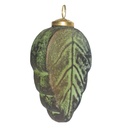 Palla di natale Foglia Verde 7x4x13 cm