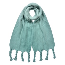 [JZSC0827GR] Scarf Women Green 32x220 cm