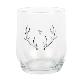 [NWVGL0002] Verre d'eau Transparent Ø 8x9 cm / 300 ml