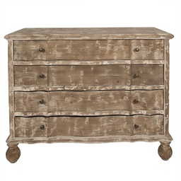 [5H0676] Kommode Braun 100x45x85 cm