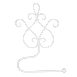 [W40185W] Toilet Roll Holder Hanging White 17x7x22 cm