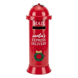 [6Y6245] Cassetta Postale Rosso Bianco Ø 20x56 cm