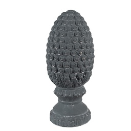 [6TE0473M] Image de décoration Pomme de Pin Gris Ø 13x31 cm