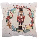 Cuscino imbottito Beige Rosso 45x45x4 cm