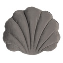 Dekokissen Muschel Grau 38x48x6 cm