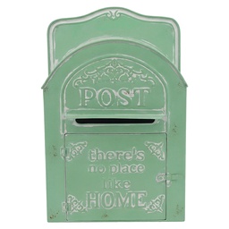 [6Y6038] Letterbox Wall Green 30x12x45 cm