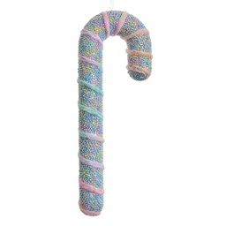 Clayre & Eef Kersthanger Zuurstok 34 cm Roze Kunststof