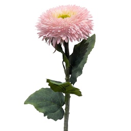 [5PL0326P] Branche décorative avec fleurs Rose Vert 86 cm
