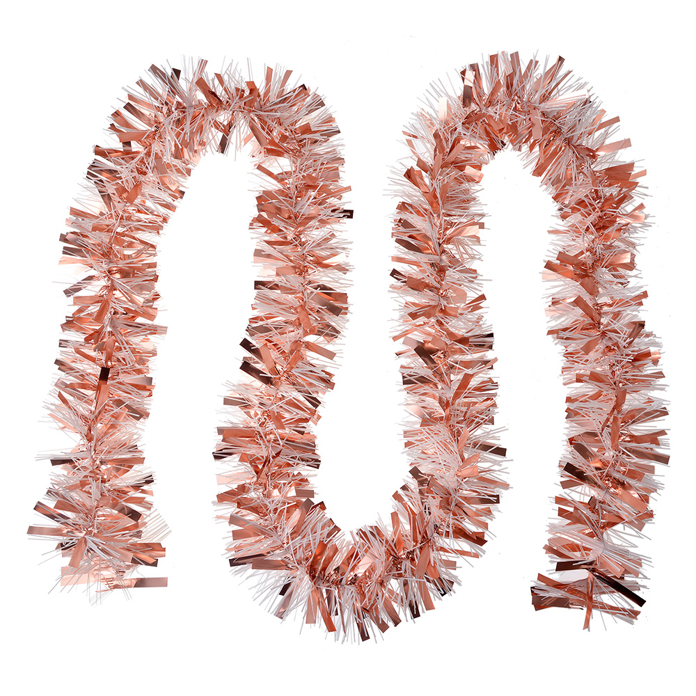 Décoration guirlande Noël Rose 200 cm