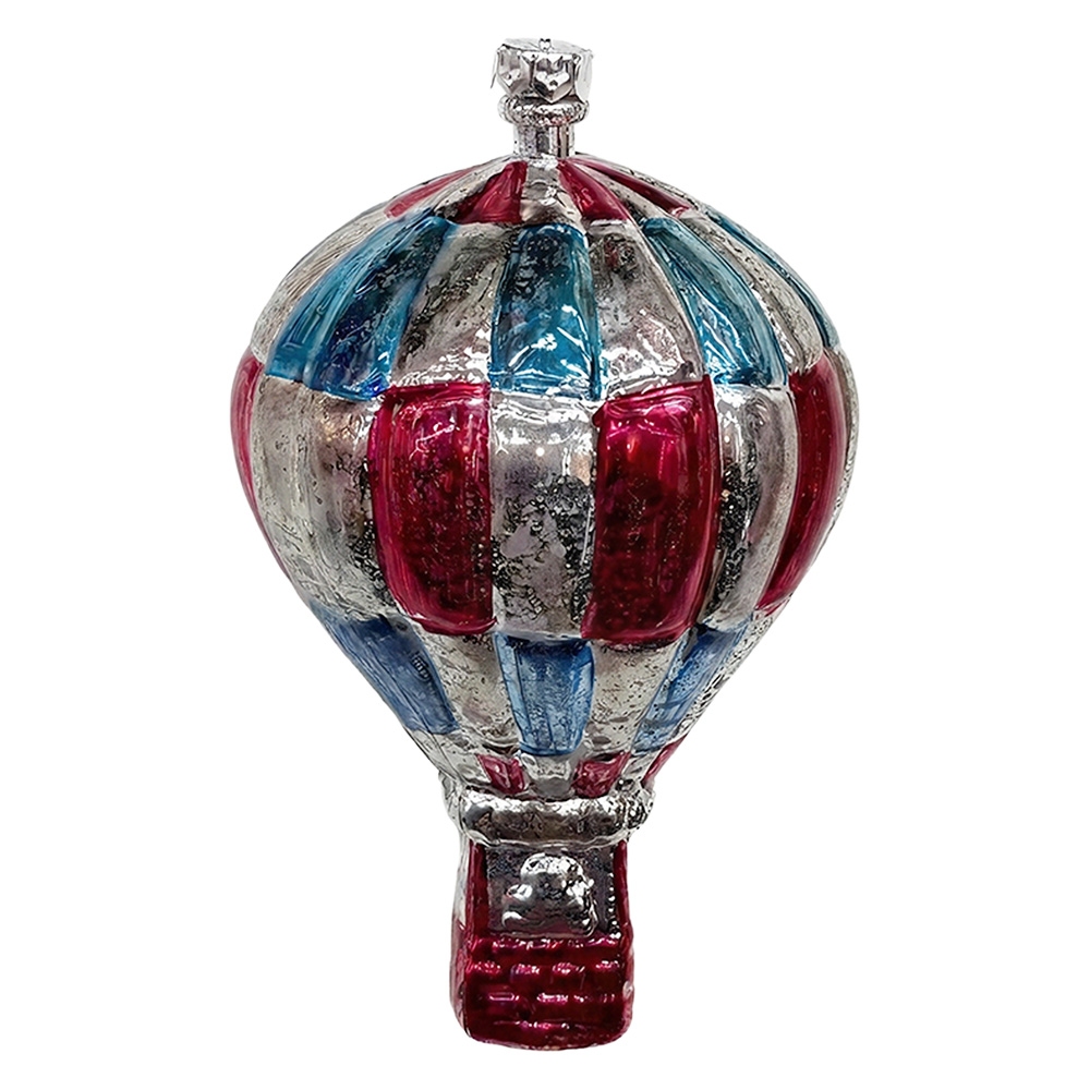 Palla di natale Color argento Rosa 10 cm