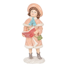 [6PR5687] Décoration Enfant Rose 8x9x18 cm
