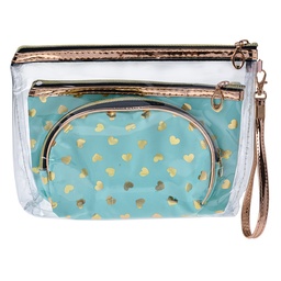 [JZSET0001GR] Toilettas (set 3) 23x17 / 20x13 / 18x12 cm