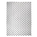 Plaid Blanc Noir 130x170 cm