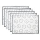 Sets de table (lot de 6) Blanc Gris 48x33 cm