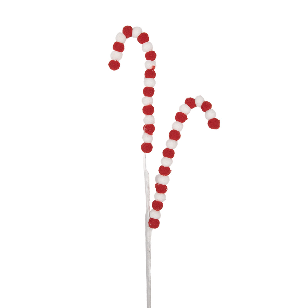 Weihnachtsdeko Zuckerstange Rot Weiß 13x1x60 cm