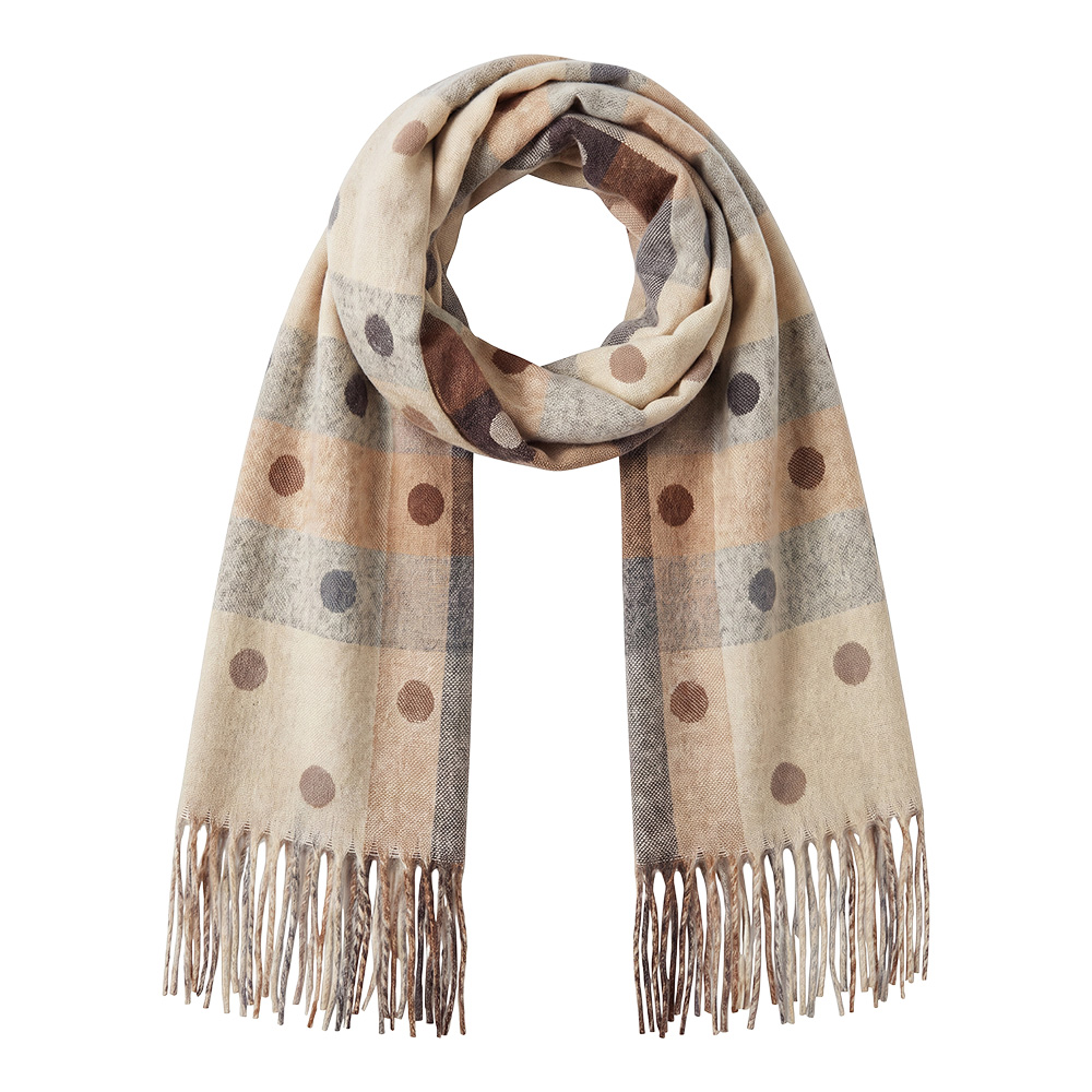 Scarf Women Beige 65x180 cm