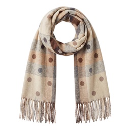 [JZSC0890] Foulard Donna Beige 65x180 cm
