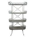 Storage Rack Brown, Beige, Grey 91x36x168 cm