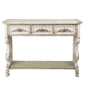 Wall table White Green 129x36x99 cm
