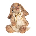 Decoration Rabbit Brown Beige 16x14x18 cm