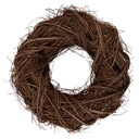 Decoration Couronne Marron Ø 40x11 cm