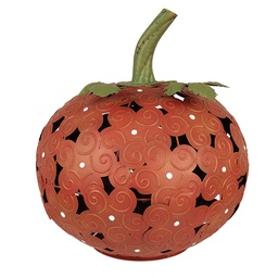 [6Y5616] Decorazione Zucca con LED Arancio Ø 34x38 cm