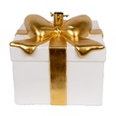Supporto per l'albero di Natale Bianco Color oro 36x35x33 cm