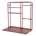 Support mural Rouge 59x33x63 cm