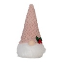 Image de décoration gnome avec LED Rose Blanc 10x10x25 cm / 3xAA