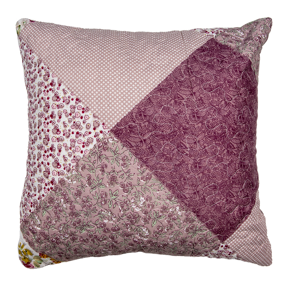 Housse de coussin Violet Beige 40x40 cm