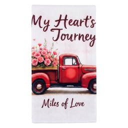 Clayre & Eef Serviette invitée Blanc Polyester