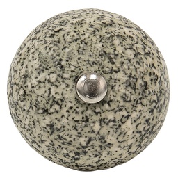 [65057] Pomello per Porta Nero Bianco Ø 4x3 cm / S3 cm