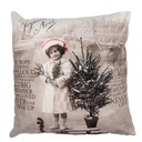 Cuscino imbottito Beige Marrone 45x45x4 cm