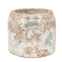 Pot de fleurs d`intérieur Beige Vert Ø 11x9 cm