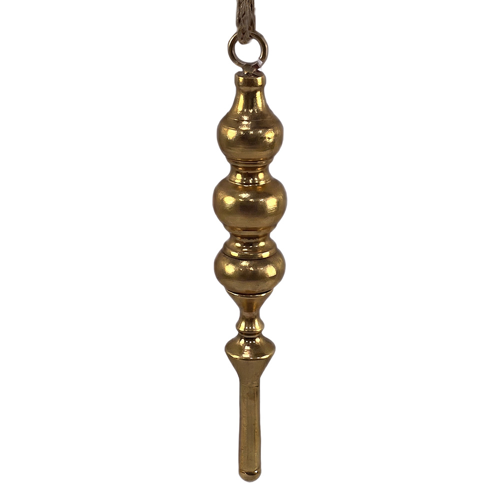 Deko Anhänger Weihnachten Goldfarbig Ø 5x34 cm