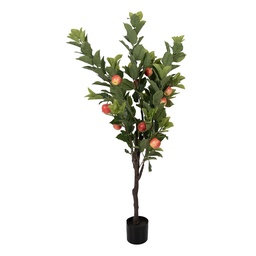 [5PL0217] Decorative Apple tree Green Red 30x30x150 cm