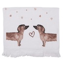 Asciugamano Ospite Beige, Marrone 40x66 cm