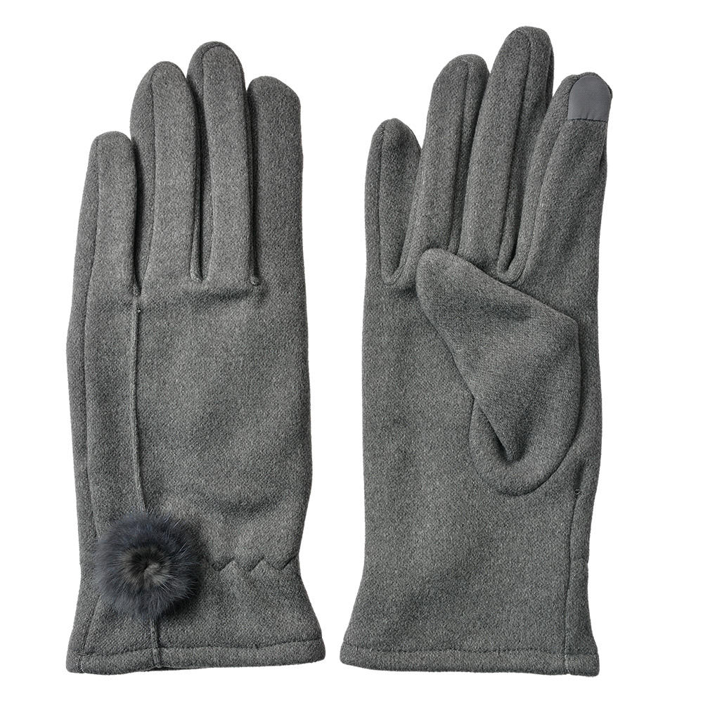 Handschoenen 9x23 cm grijs