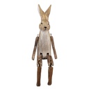 Deko Kaninchen Braun Beige 7x10x33 cm