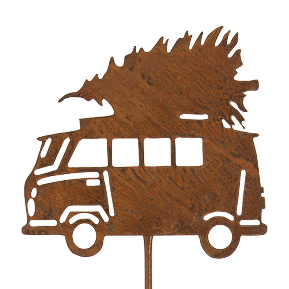 Spuntone da Giardino Autobus Marrone 26x1x75 cm