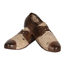 Decoration Shoes Brown Beige 12x11x8 cm