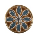 Pomello per Porta Color oro Marrone Ø 4x2 cm / S3 cm