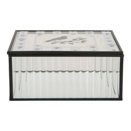 [6Y5949] Scatola Decorativa Trasparente 18x14x8 cm