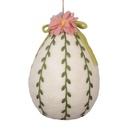 Pendentif décoratif uf Blanc Vert Ø 18x27 cm