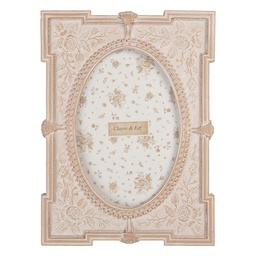 [2F1368S] Cornice Foto Rosa 15x2x21 cm / 10x15 cm