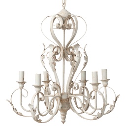 [5LMP219] Lampada a Sospensione Grigio, Verde Ø 65x68 cm E14/max 6x25W