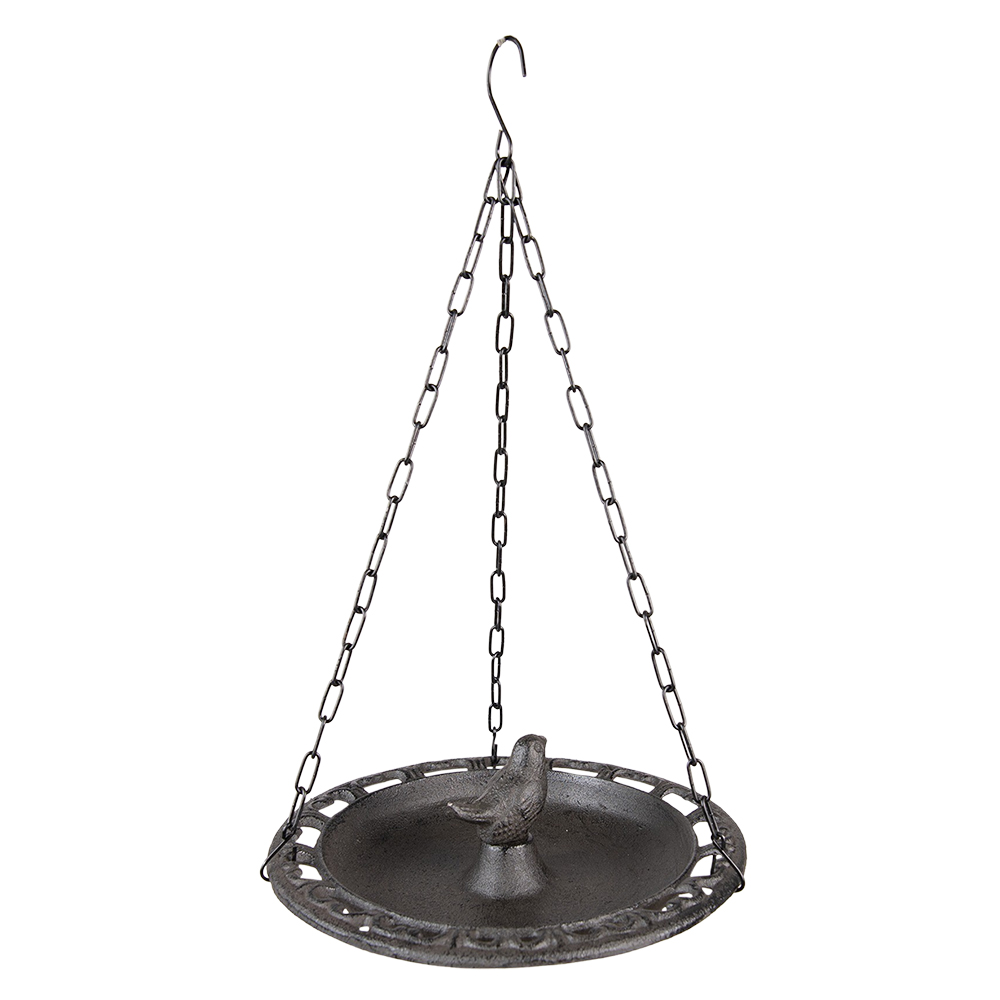 Bain doiseaux Marron Ø 23x8/36 cm