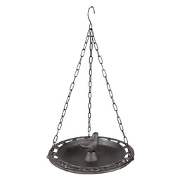 [6Y5288] Vogeltränke Braun Ø 23x8/36 cm