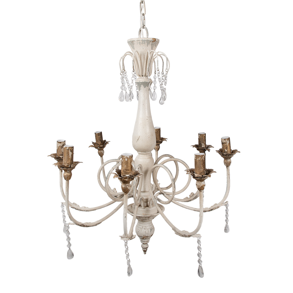 Lampe suspendue Beige Ø 68x82 cm E14/max 8x25W