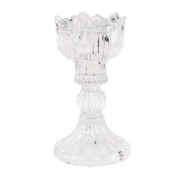 [6GL4934] Kerzenständer Transparent Ø 8x15 cm